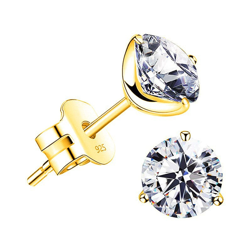 Cubic Zirconia Stud Earrings