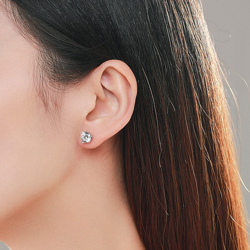 Cubic Zirconia Stud Earrings
