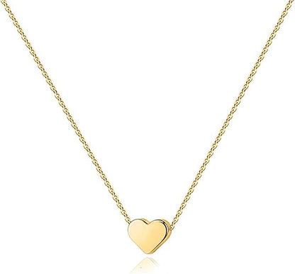 OBKIKO 14K Gold Heart Necklace