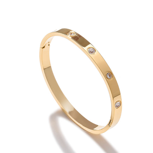 Cubic Zirconia Bangle Bracelets