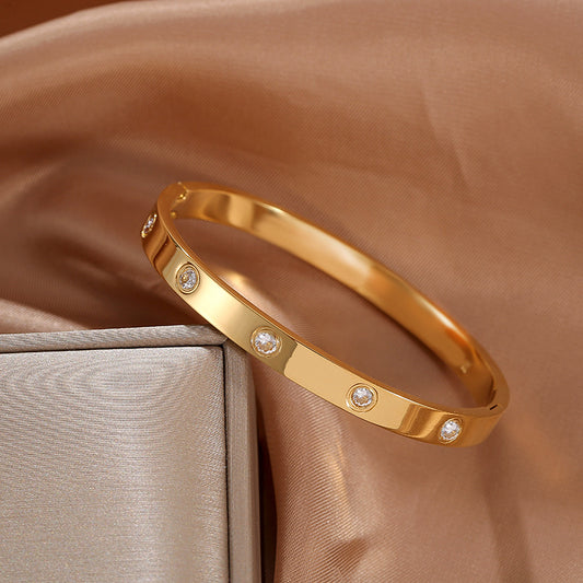 Cubic Zirconia Bangle Bracelets