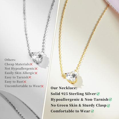 Heart Necklace for Women