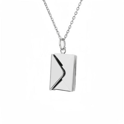 Personalized Envelope Pendant Necklace