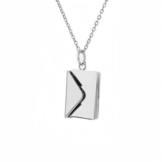 Personalized Envelope Pendant Necklace